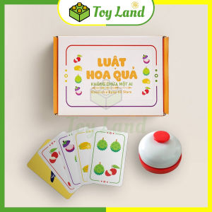 [Phản Xạ] Trò Chơi Halli Galli Hoa Quả Cam 140 Lá Phản Xạ Đập Chuông Trái Cây Cực Chất Boardgame