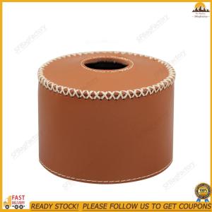 【SFBagFactory】450/230G PU Leather Gas Can Protective Cover Fuel Cylinder Storage Bag Gas Canister Protective Cover for Outdoor Camping【Ready Stock】