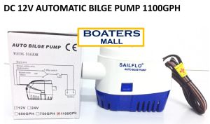 Good Quality 12V Automatic Boat Yacht Marine Bilge Pump 1100GPH