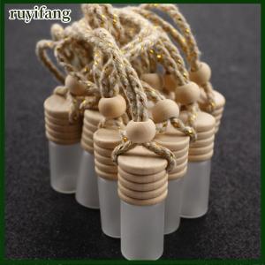 ruyifang 10pcs 5ml ขวดน้ำหอมรถยนต์สำหรับน้ำมันหอมระเหย Air freshener perfume pendant