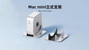 Hagibis Vertical Stand for MacM4/M4 Pro Aluminum Alloy Laptop Desktop Stand Anti-Slip Adjustable Computer Holder for Mini