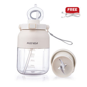 MEEVIDA 1300ML High-Capacity Portable Juicer Blender Multifunctional Household Automatic Fresh Ice Crushing Small Fruit Juice Machine