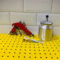 TERMURAH!! Spray Gun Spet Alat Semprot Cat Angin Kompresor Tabung bawah F75S 750Cc Titanium Sprayer. 