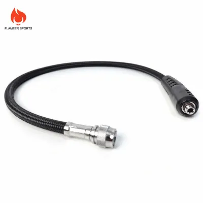 Flameer Durable Diving Low Pressure Hose Buoyancy Inflator Tube Braided Build Scuba Equipment Accessory for BCD Systems