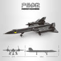 SR-71 Blackbird trinh sát máy bay không gian trẻ em nhỏ bé Đồ chơi lắp ráp giáo dục đồ chơi Khối lắp ghép. 