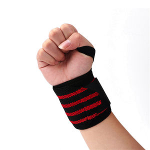 1 Pair Weight Lifting Wristband Silicon Breathable Sport Wrist Support Fitness Bandage Hand Protective