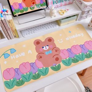 [70x33cm 59x30cm] Miếng Lót Chuột Bàn Di Chuột Cỡ Lớn Lót Bàn Lót Tay Đệm Chống Thấm Nước Cho Máy Tính Để Bàn Hoạt Hình Dễ Thương- SOHANEI FAM