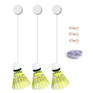 3 Pcs/Set Badminton Rebound Trainer Badminton Trainer Set Latihan Badminton Latihan Bulutangkis Alat Latihan Bola Tanpa Raket