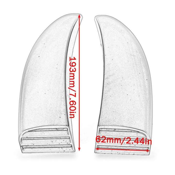YZF-R1 YZF-R6 Motorcycle Front Disc Plate Air Brake Cooling Ducts For ...