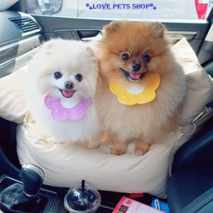Yếm ăn yếm quàng cổ cho Chó Mèo có dây buộc thắt nút (mẫu mới) - Love pets shop