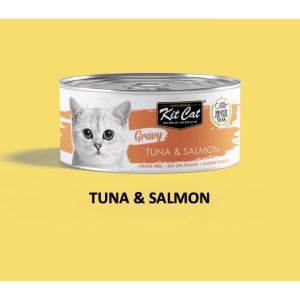 Kit Cat Gravy Series Cat Canned Food 70g           🔥{Bundle Of 12/24}🔥