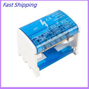 🔥🔥🔥kangsiwen กล่องกระจายพลังงานแบบแยกส่วนบล็อกเชื่อมต่อเทอร์มินัลบล็อกราง DIN WKH207