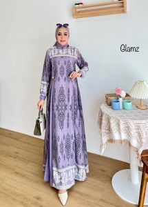MAHDIYA OUTFIT - GAMIS AIZA DRESS TERBARU - NO BUSUI NO HIJAB GAUN PESTA MEWAH MUSLIMAH ADEM ARMANY GRADASI