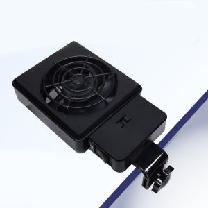 HOMEVOYAG 180° Rotation Aquarium Cooling Fans Wall Mounted Adjustable Aquarium Wall Fan Cooling Artifact Silent System Chiller Control Summer