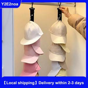 【Local shipping】 Baseball Cap Storage Organizer With Eight Clips Wall Mounted Cap Holder Closet Storage Organizer Cap Hanger