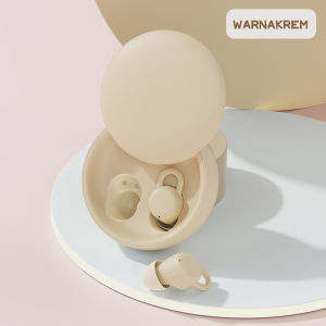 HW Earphone Bluetooth 5.3 Earphone Nirkabel Tidur Tak Terlihat TWS HIFI Stereo Headset Olahraga Nirkabel Mini Headset Waterproof  Tahan Air Tampilan Digital LED Dengan Mikrofon Kompatibel Android IOS Music Gaming