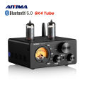 AIYIMA T9 Tube Amplifier 100W Stereo Bluetooth 5.0 TPA3221 USB DAC 6K4 Vacuum Receiver Amp COAX/OPT HiFi Home Audio Digital Amplifiers. 