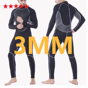 3MM Wetsuit Spearfishing Baju Selam Neoprene Untuk Pria Wanita Selam Diving Lainnya Scuba Drysuit Rashguard Rash Guard