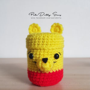 Sanrak Taktor เคสยาดมหงส์ไทย "เซตหมีพูห์และผองเพื่อน" ปลอกยาดม (ไม่รวมกระปุกยาดม)