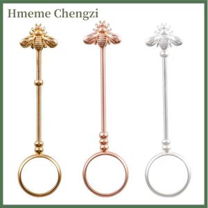 Hmeme Bee Cigarette Holder Ring Rack Clip Metal Portable Cigarette Smoking Stand Finger Cilp Hand Clamp Cigarette Smoking Accessories