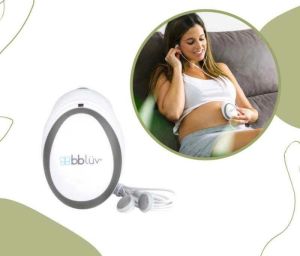 bbluv - Echo Wireless Fetal Doppler อุปกรณ์ฟังเสียงหัวใจของทารกในครรภ์ เครื่องฟังทารก เครื่องฟังเสียงหัวใจทารก เครื่องฟังหัวใจเด็ก เครื่องฟังหัวใจลูกในครรภ์ เบบี้มอนิเตอร์ไร้สายพร้อมหูฟัง และบันทึกการเต้นของหัวใจ