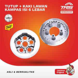 TRS Rumah Dan Tutup Kampas Kopling Lebar Isi 6 Tebal Tossa Happy Nozomi Spareparts Original TRS SEMARANG