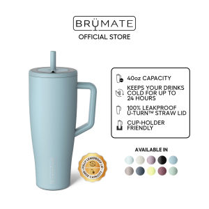 BrüMate ERA Leakproof Insulated Tumbler 40oz (Non-Spill Cold Straw Flask)