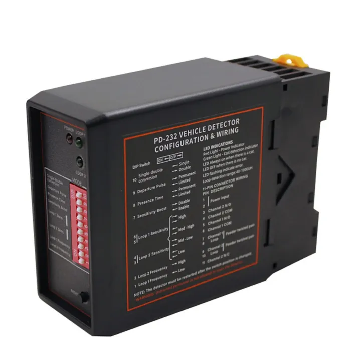 PD232 Dual Channel Loop Detector Sensor for Vehicle Control For Parking ...