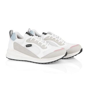 QUICKLY Jenny White Blue - Sepatu Sneakers Wanita l Sepatu Olah Raga l Sepatu Running