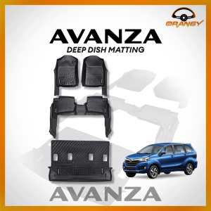 Toyota Avanza / Veloz 2012 to 2021 Deep Dish Matting 9D OEM WITH EXTENSION High Quality Material ( car accessories )
