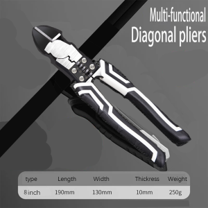 Universal Multifunctional Diagonal Wire Pliers Needle Nose Pliers Wire Stripper Diagonal Pliers Hardware Tools Universal Wire Cutters Electrician
