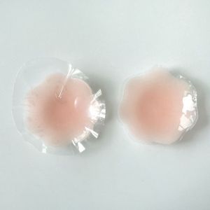 (พร้อมส่ง)แผ่นซิลิโคนปิดจุกนม มองไม่เห็น สีนู้ด สําหรับผู้หญิง