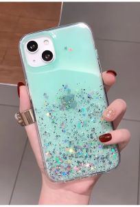 KISSCASE Luxury Transparent Glitter Bling Shiny Clear Soft Silicone Case For Iphone 14 Pro Max 14 Plus 13 12 11 X Xs Max XR Cover