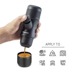 Mozeeda Mini Handheld Portable Espresso Machine Coffee Grinder Powder