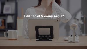ORICO Adjustable Aluminum Tablet Stand FB1 | Multi-Angle Foldable iPad Holder Ergonomic Neck Care Desktop Support for Online Class Work Cooking Video Call