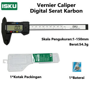 ISKU Digital Jangka Sorong Digital  Caliper 15cm Vernier Caliper Jangka Sorong Digital