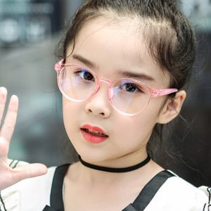 Kính mới nhất năm 2021 tròng tròn chống ánh sáng xanh cho bé gọng cổ điển phù hợp học online trên máy tính mã Y2801 - kheshop