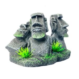 Unique Stone Statue for Aquariums Decoration Resin Sculpture Statue Ornament for Home and Office Fishtanks Landscape