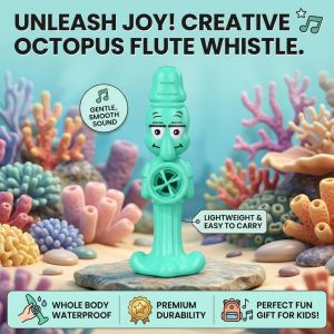 Kazoo Toys Octopus Kazoo Kids Musical Instrument Mouth Whistle Fun Sound Maker Portable Party Gift Children Birthday Toy