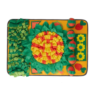 Interaction Dog Snuffle Mat For Mental Stimulation And Stress Reduce Slow Feeder For Various Size Breeds Feeding Supply