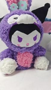 Cartoon Anime Cute Doll Sanrio Transform Kuromi Cinnamoroll Pompompurin Plush Toy Wholesale