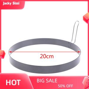 Jacky 9 10 15 20cm Pancake Ring Mold Metal Fried Egg Shaper Non Stick Egg Cooking Ring