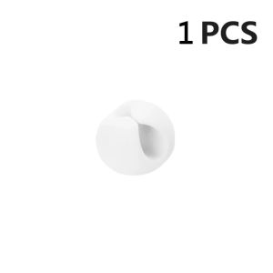 40Pcs Silicone Cable Clips Wire Cord Organizer Mini Round Charger Cord Clips Desk Tidy Management Wire Adhesive Holder Clamp