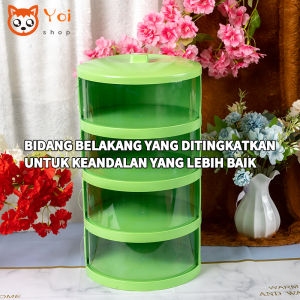 Tudung Saji 4 Susun/ Food Storage 4 Susun/ Rak Penyimpanan Makanan Tingkat Tudung Saji Tutup