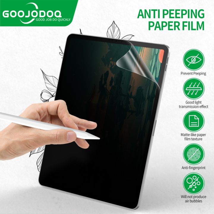 GOOJODOQ Screen Protector Film Anti-Peeping for iPad Gen10