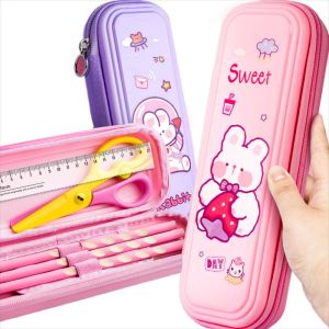 MMLUCK Công suất cao Hộp Bút Chì Phi Hành Gia Không gian Không thấm nước Hộp văn phòng phẩm Quà Tặng trẻ em Dây kéo Hộp Bút Chì Đồ dùng học tập