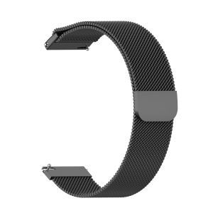 Zenia Watch Strap 20mm Milanese Loop Stainless Steel Metal for Garmin Vivoactive 6 5 3 Vivomove Luxe/Style/HR/Sport/Trend Forerunner 165 645 Music/245 55 570 42mm Venu SQ Approach S12 S40 S42 S44 S50 D2 Air Haylou RS4 Plus Amazfit Active Bip GTS 2 4 U Pro