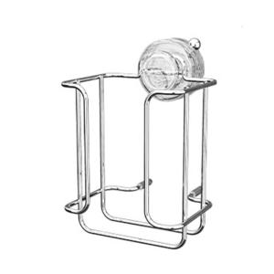 Stylish Bathroom Tissue Holder Box Portable Bathroom Tissue Holder with Suction Cup Designs for Quick Wall Mounting