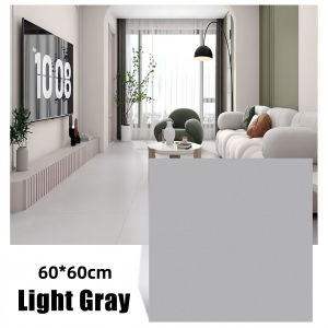 【COD】3D Imitation Marble Effect Tile Stickers Solid Color Matte Self Adhesive Vinyl Tile Floor Stickers Waterproof Moisture Proof Desktop Floor Wall Renovation Decoration Imitation Leather Tile Sticker
