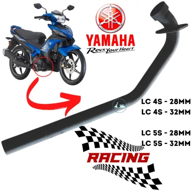 MANIFOLD EXHAUST RACING 28MM 32MM EXHAUST NECK RACING YAMAHA LC135 LC 135 LC 4S LC 55D LC135 5S LC 135 5S LC 5S LC 55C